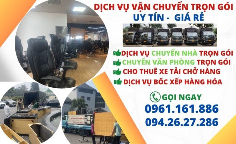 dịch vụ chuyển nhà trọn gói phú thọ
